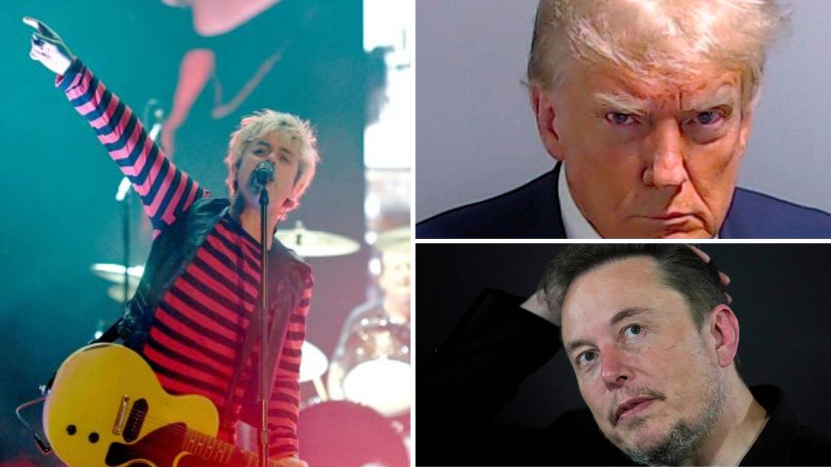 Green Day, Trump'ı ve mutsuz Elon Musk'u hedef alıyor