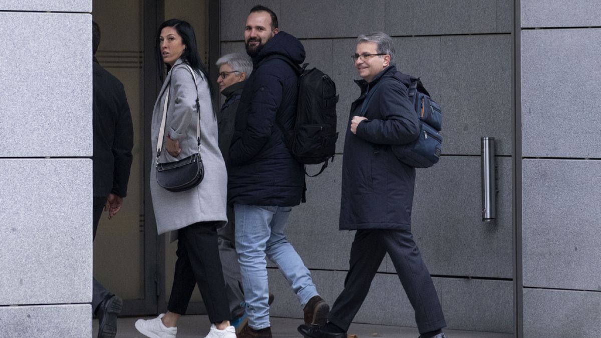 Jenni Hermoso érkezik a madridi bíróságra