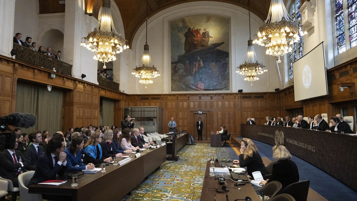 Archív fotó: a hágai nemzetközi bíróság egyik meghallgatása