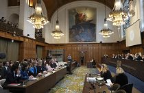 Archív fotó: a hágai nemzetközi bíróság egyik meghallgatása