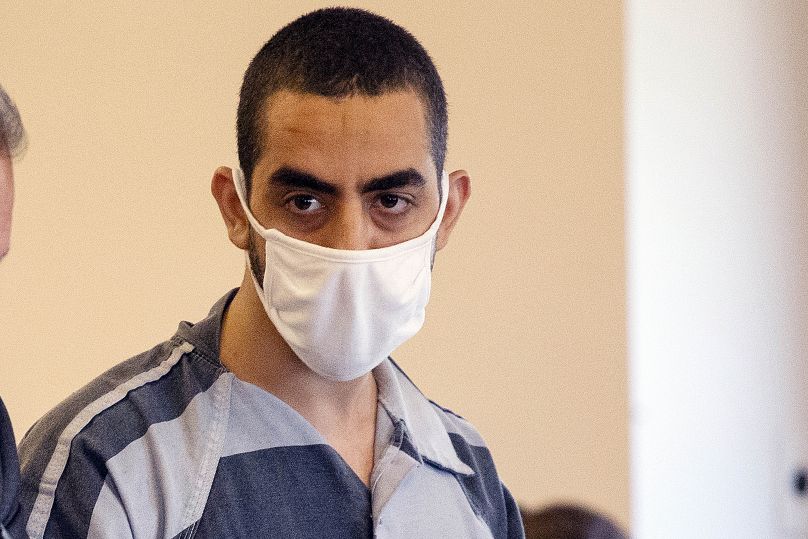 Hadi Matar, the man charged with repeatedly stabbing Salman Rushdie