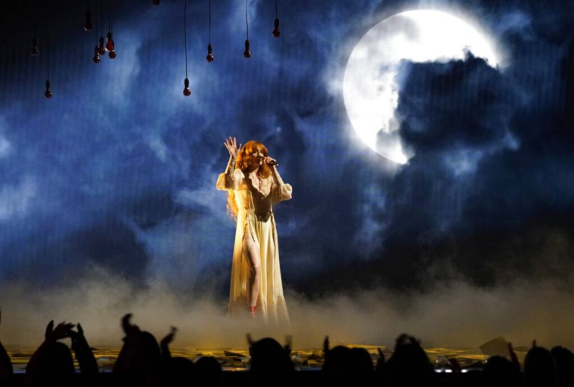 Florence Welch of Florence and the Machine performs "My Love" at the Billboard Music Awards on Sunday, May 15, 2022.