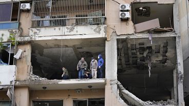 Il palazzo dove è stato ucciso il numero due di Hamas Saleh Arouri 