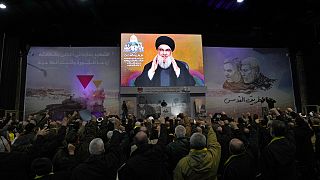 Hizbullah lideri Nasrallah televizyonda konuşuyor