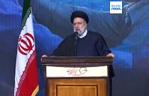 Irans Präsident Ebrahim Raisi beschuldigt Israel und die USA