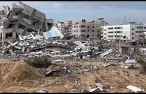 الدمار في مدينة غزة جراء القصف الإسرائيلي. 2024/01/03