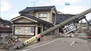 I danni dopo il terremoto in Giappone