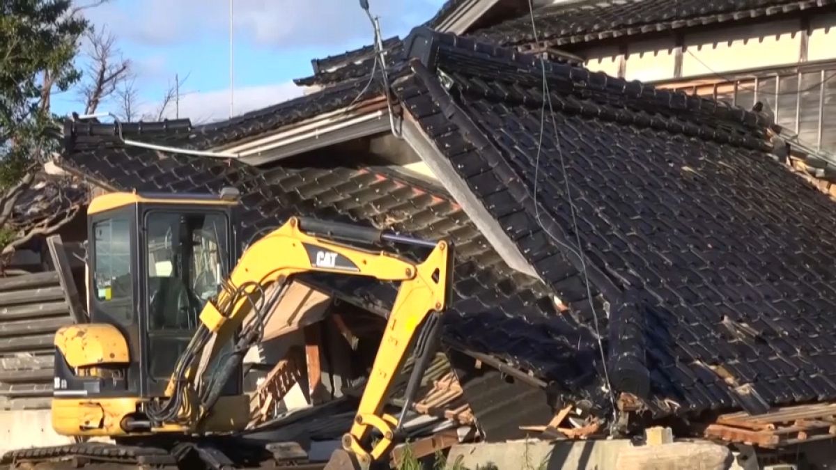 Ein Erdbeben hat Japan verwüstet. 
