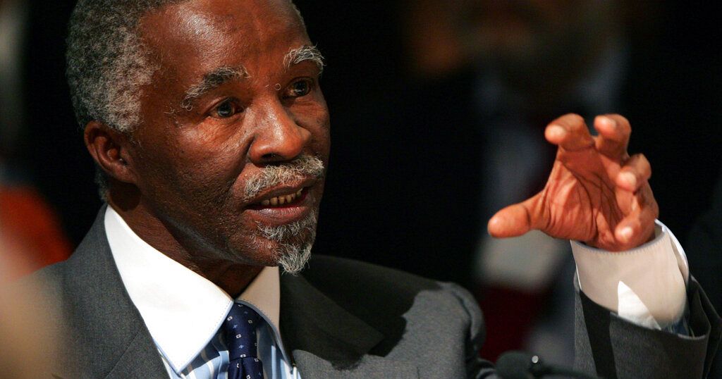 South Africa’s ex-leader Thabo Mbeki alive – foundation