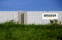 The logistics center of online merchant Amazon in Lauwin-Planque, northern France. 