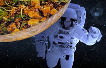 This salad made up of soybeans, poppy seeds, barley, kale, peanuts, sweet potato and sunflower seeds could be the optimal meal for men on long-term space missions.