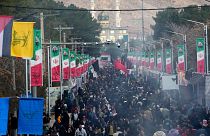 مراسم تشییع جنازه کشته‌شدگان حملات کرمان