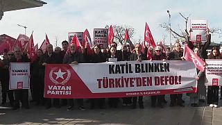 المظاهرة في إسطنبول