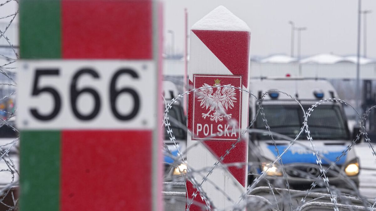 Imagen de la frontera polaca.