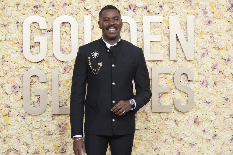 Colman Domingo arrives at the 81st Golden Globe Awards on Sunday, Jan. 7, 2024, at the Beverly Hilton in Beverly Hills, Calif.