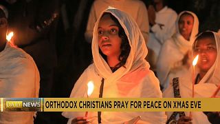 Ethiopia: Orthodox Christians shop at markets and celebrate christmas