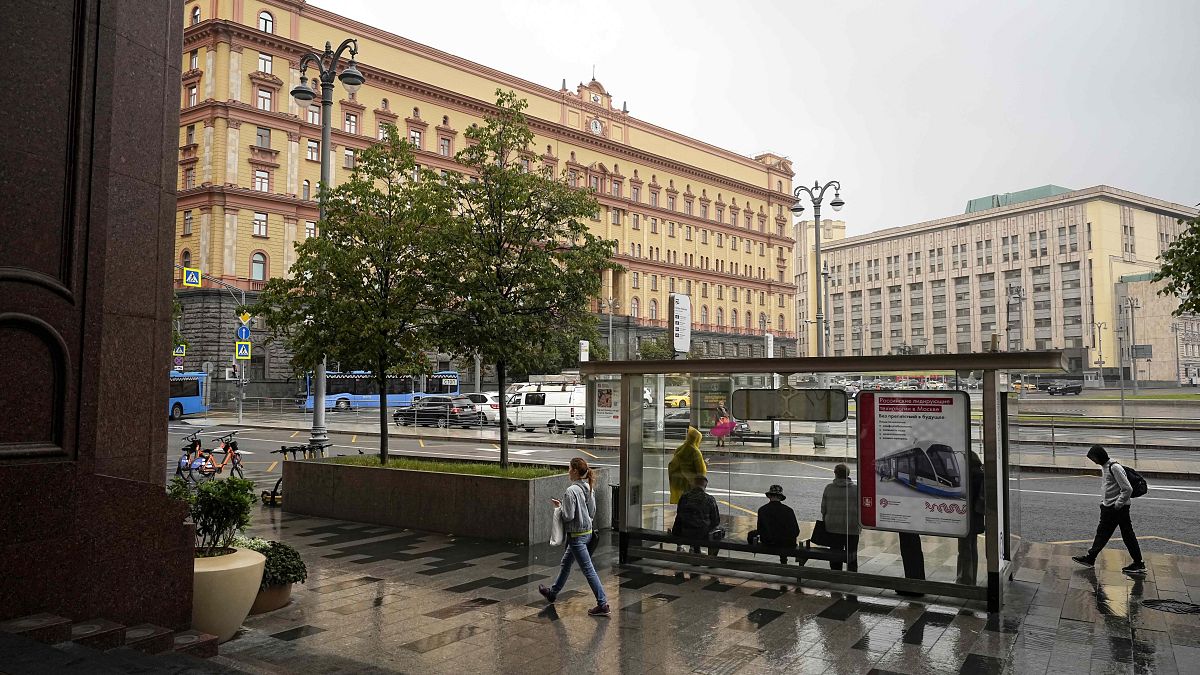 A Lubjanka tér és a Szövetségi Biztonsági Szolgálat (FSZB) épülete Moszkvában