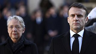 Elisabeth Borne és Emmanuel Macron