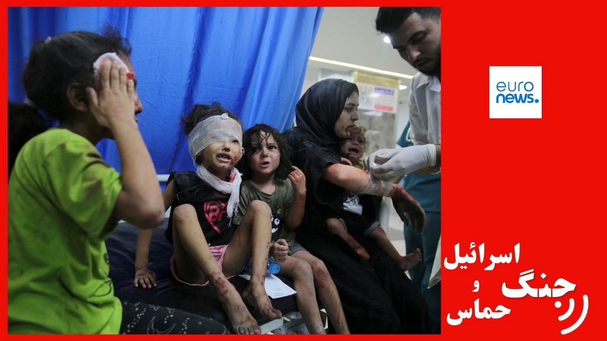 کودکان زخمی باریکه غزه؛ ۱۱ اکتبر ۲۰۲۳ میلادی