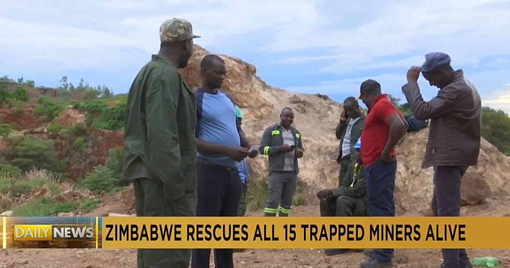 Zimbabwe: Govt says all 15 trapped miners rescued alive | Africanews