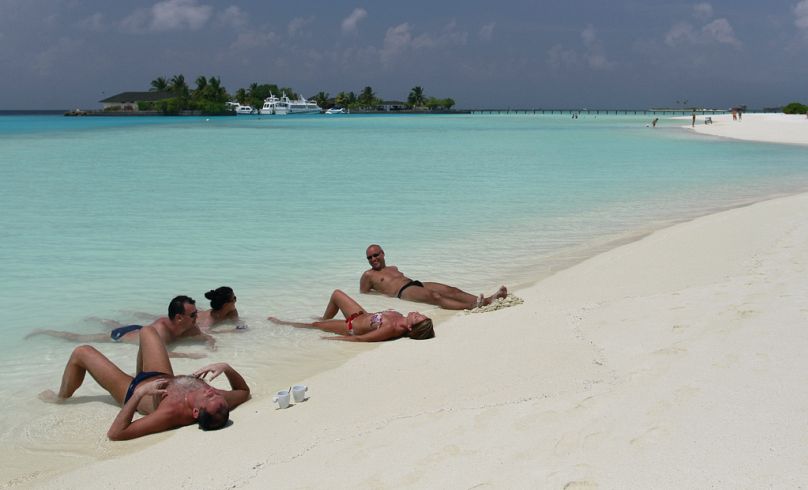 Tourism makes up a major part of the Maldives' economy.