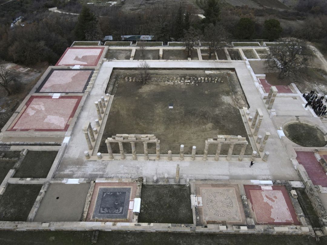 Take a look inside the newly reopened Ancient Greek palace where ...