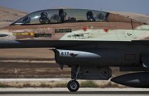 طائرة حربية إسرائيلية من طراز F-16a 