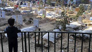 مقبرة جماعية في غزة