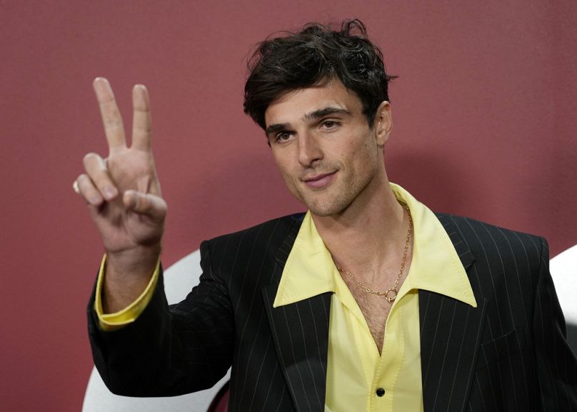 Jacob Elordi poses at GQ's Men of the Year Party at Bar Marmont, Thursday, Nov. 16, 2023.