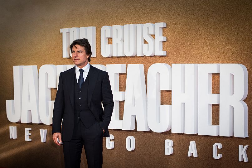 Cruise at the London premiere of 'Jack Reacher: Never Go Back', which he also produced