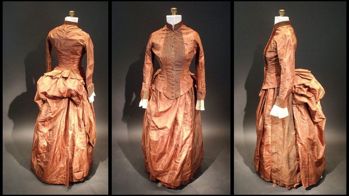 لباس‌های قدیمی پیدا‌شده متعلق به قرن ۱۹ 