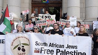 Des Sud-Africains manifestent en soutien de la plainte contre Israël