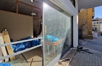 KISA's offices in Nicosia after an improvised explosive device exploded in front of them on 5 January.