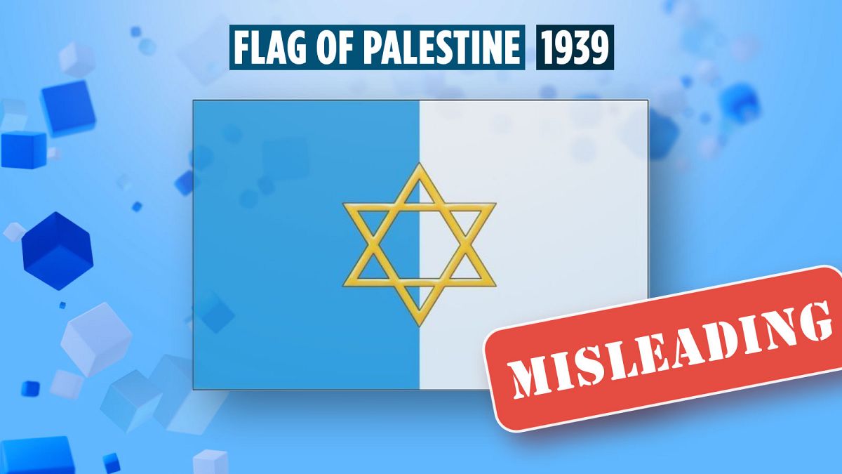 Did a former version of the Palestinian flag have Star of David on it?