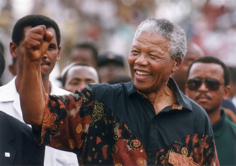 Nelson Mandela in 1994.
