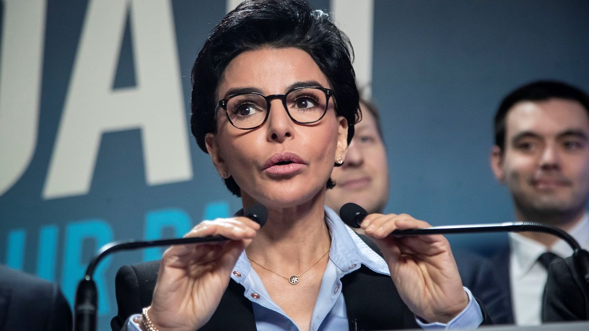Rachida Dati, alors candidate à la mairie de Paris, à Paris, lundi 24 février 2020.