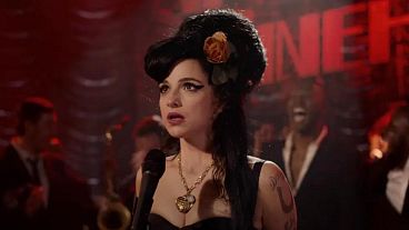Screenshot from the upcoming Amy Winehouse biopic 'Back to Black'