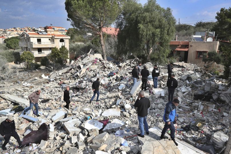 آثار القصف الإسرائيلي على لبنان