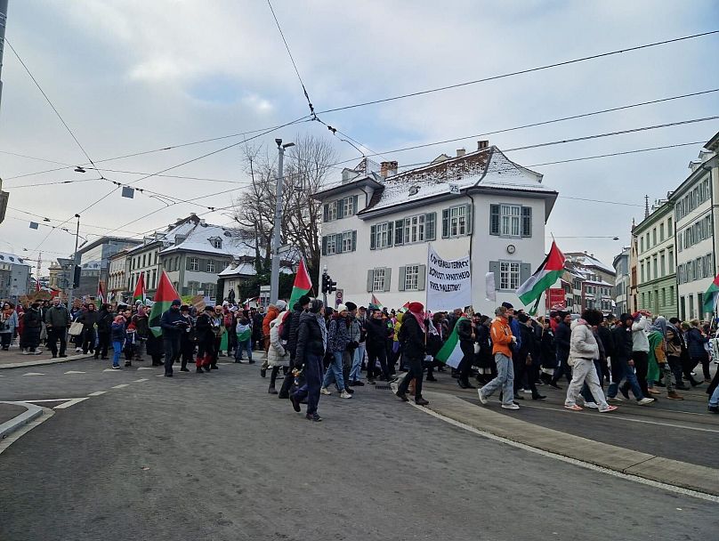 Protestors take to the streets of Switzerland