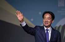 William Lai, le candidat du parti au pouvoir, vainqueur à la présidentielle, samedi 13 janvier 2024.