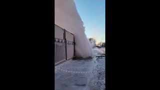 انفجار على مستوى أنابيت التدفئة في ليبيتسك