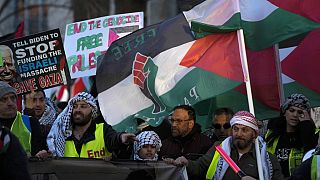 Am "Globalen Aktionstag für Palästina" forderten Tausende auf Großkundgebungen in verschiedenen Hauptstädten der Welt einen Waffenstillstand für Gaza