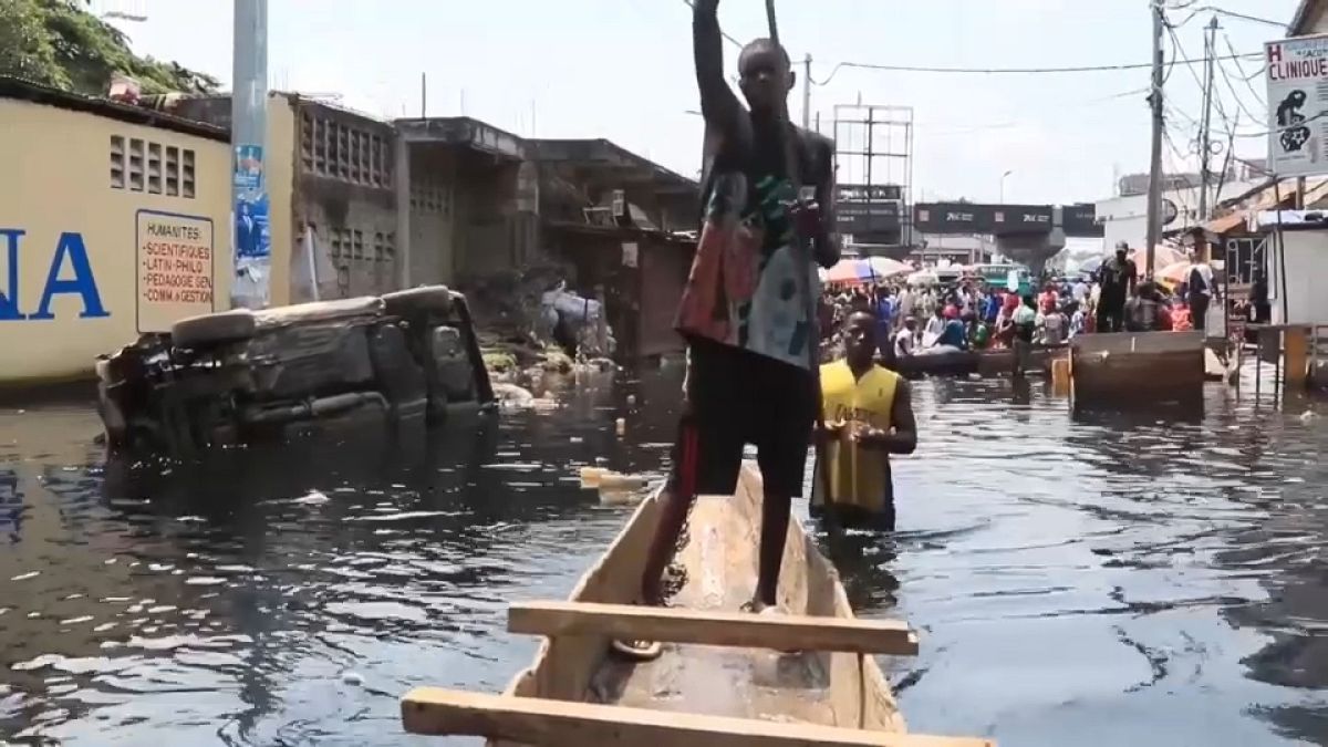 Inundaciones en Kinshasa