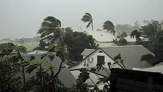  Paso del ciclón tropical Belal por La Plaine Saint-Paul en la isla francesa de La Reunión este lunes