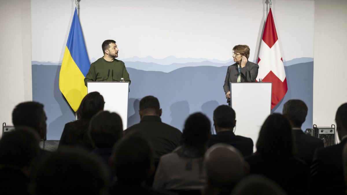 Ukrayna Devlet Başkanı Volodymyr Zelensky İsviçreli mevkidaşı Amherd ile görüştü
