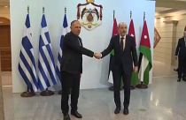 Ο Έλληνας υπουργός Εξωτερικών και ο Ιορδανός ομόλογός του