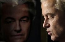 Geert Wilders, leader del Partito della Libertà, a L'Aia nei Paesi Bassi (22 novembre 2023)