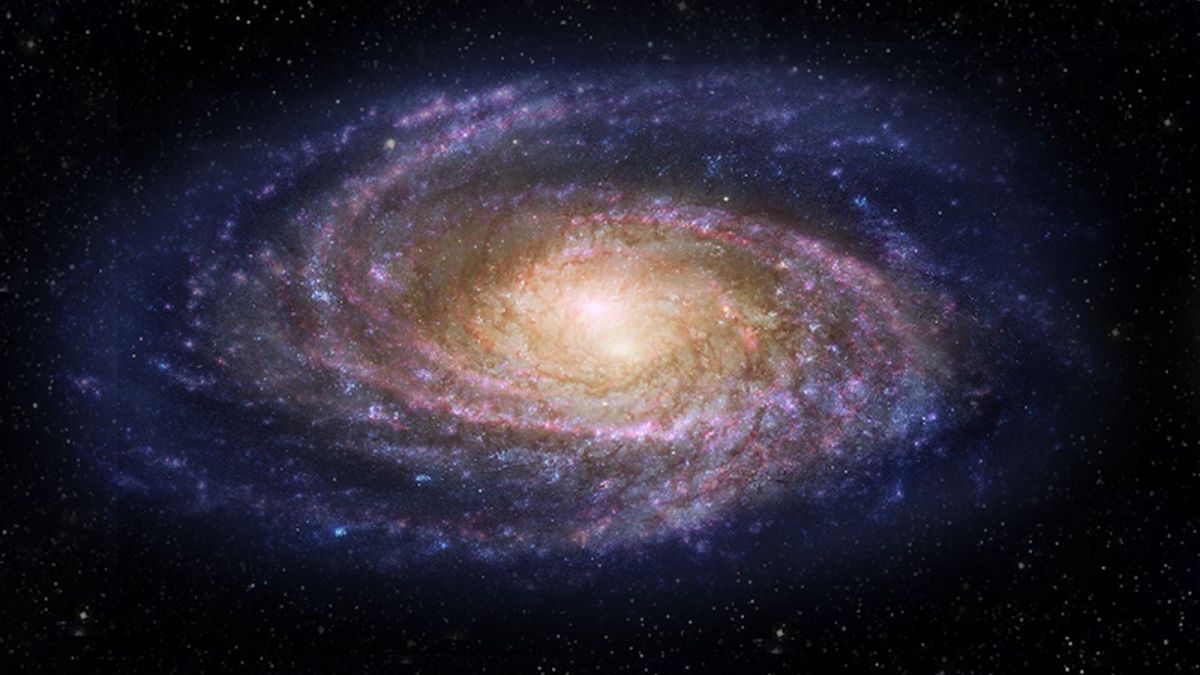 نمای هنری از کهکشان راه شیری