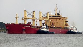 Φωτογραφία αρχείου του φορτηγού πλοίου Gibraltar Eagle, το οποίο επλήγη από πύραυλο των Χούθι στον Κόλπο του Άντεν στις 15/1/2024