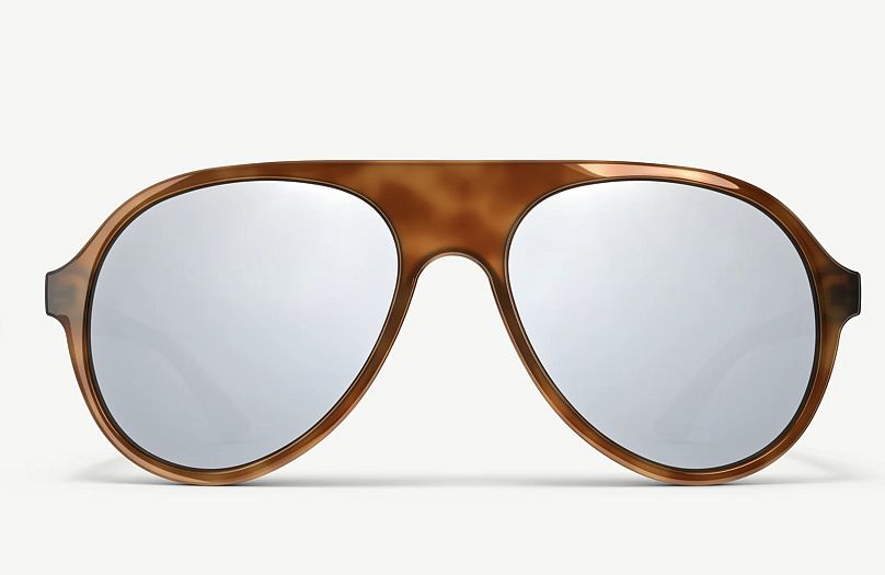 Hazlewood's rounded aviator shape is a throwback to yesteryear